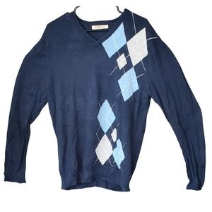 Old Navy Mens Sweater Large  Long Sleeve V‎ Neck Knit Pullover